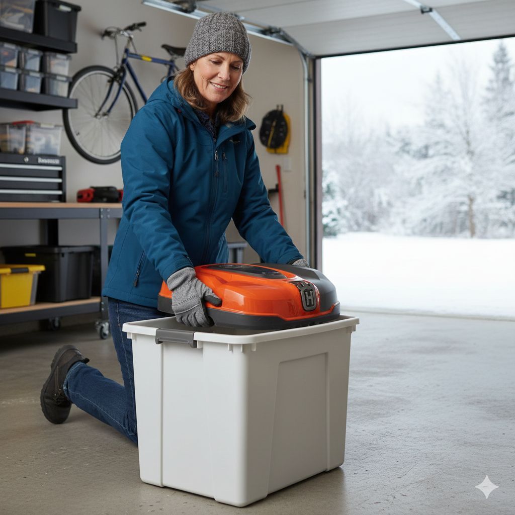 storage husqvarna for winter